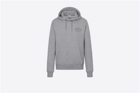 grey christian Dior hoodie